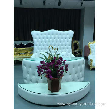 Wholesale High Back Double Throne Chair for Wedding